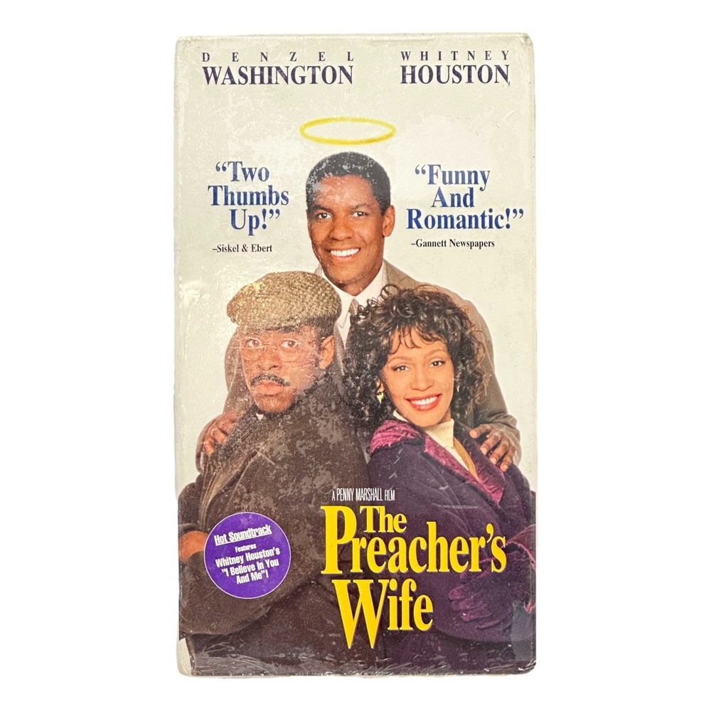 The Preachers Wife‎ VHS Whitney Houston New Sealed Vintage